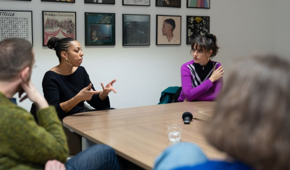 Lisette Lombé et Myriam Leroy © Elodie Meunier - WBI 