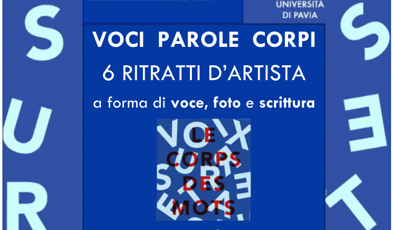 VOCI  PAROLE  CORPI - 6 RITRATTI D’ARTISTA