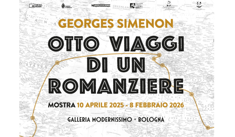 Georges Simenon osserva la Darsena. Milano, 1957  © Mondadori Portfolio/Mario Carrieri